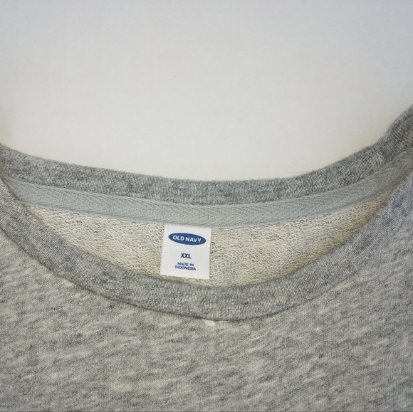 Old Navy French terry Womens size XXL  Daisy print, 3/4 sleeve, tunic pullover - Picture 4 of 8